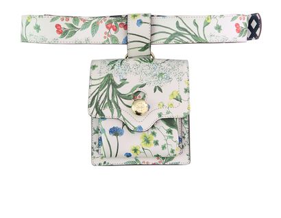 Printed Floral Belt Bag, front view